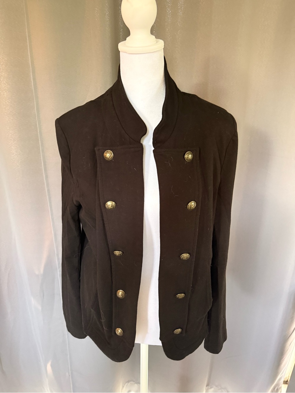 Tommy Hilfiger Black Double-Breasted Blazer